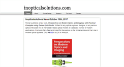 Desktop Screenshot of inopticalsolutions.com